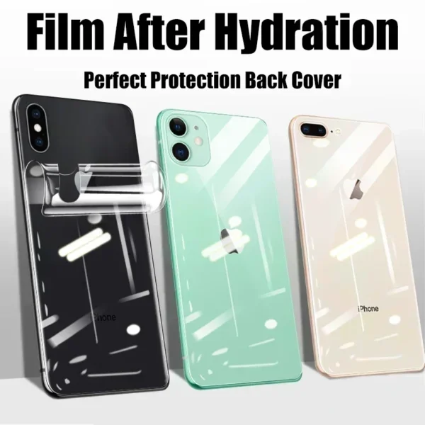4Pcs Hydrogel Film For iPhone 12 13 14 15 Pro Max Screen Protectors For iPhone 11 14 Pro X XS Max 6 7 8 Plus Back Film Not Glass - Image 6