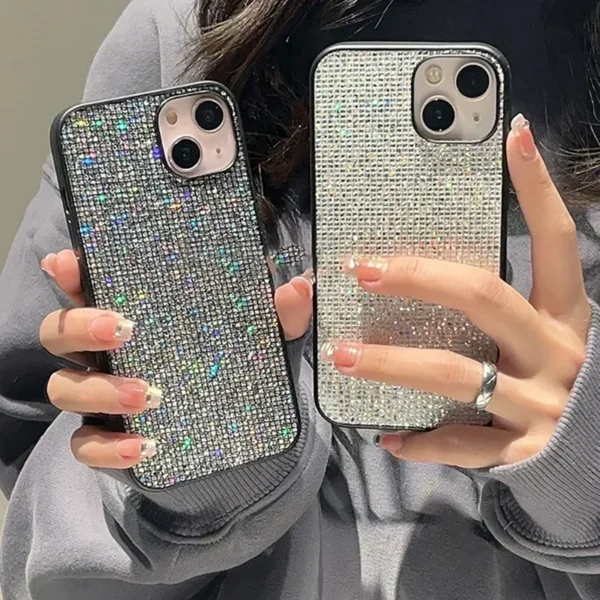 Luxury brand Bling Glitter sequin Soft phone case for iphone 15 14 11 12 13 Pro 7 8 Plus X XS XR MAX SE MiNi Back Cover Capa