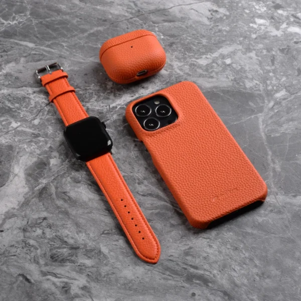 for iPhone 13 Pro Max 12 mini 11 Premium Genuine Leather Case Luxury Business High-end Cowhide Phone Cases Back Cover – Image 9
