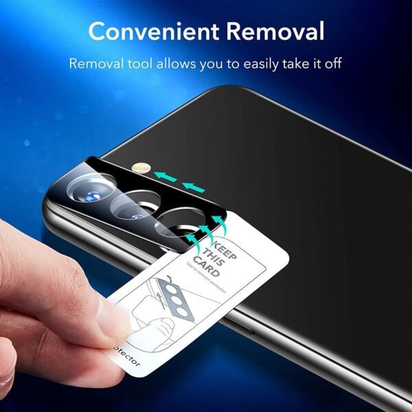 Compatible With Samsung Galaxy S22/S22 Plus (2022) Compatible Camera Lens Protector Ultra-Thin Scratch-Resistant Tempered Glass - Image 8