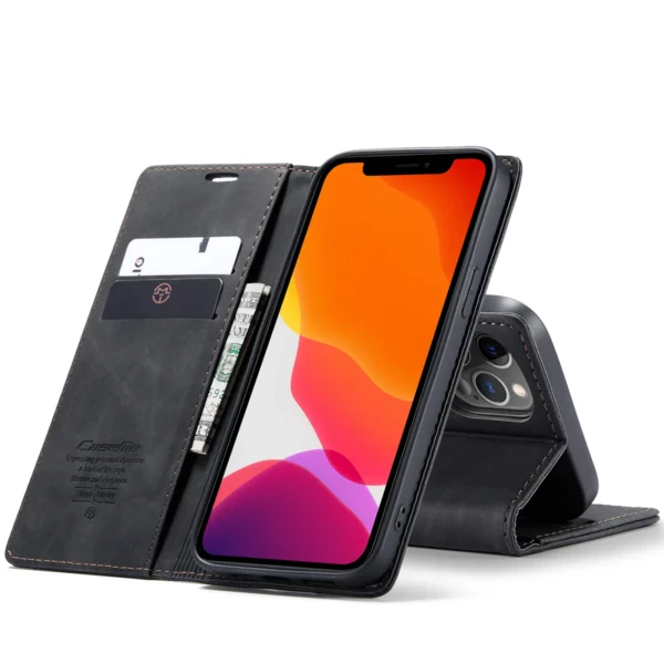 CaseMe Flip Case For iPhone 14 13 12 Mini Pro Max Retro Magnetic Card Leather Wallet For iPhone 11 Pro 8 7Plus XR XS Max SE 2020 - Image 8