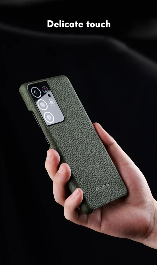 for Samsung Galaxy S24 S24 Ultra 24 Plus + 5G Cases Premium Genuine Leather Case luxury Fashion Cow Business Phone Cover - Image 8