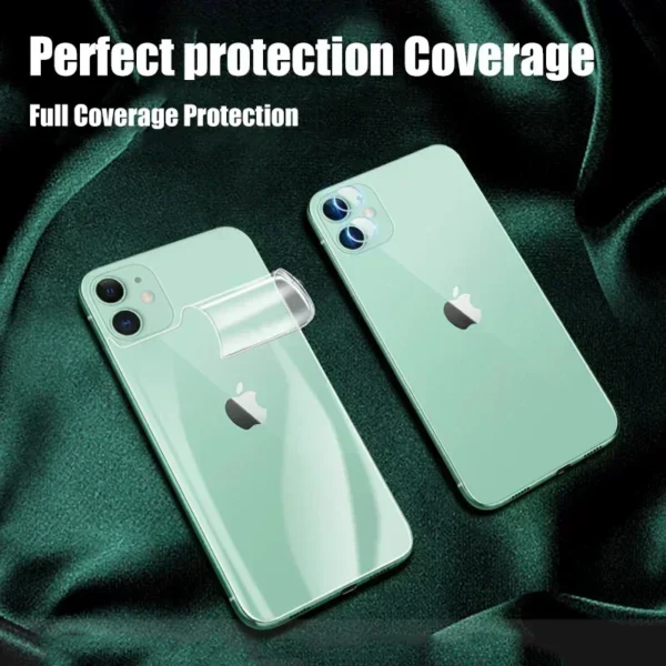 4Pcs Hydrogel Film For iPhone 12 13 14 15 Pro Max Screen Protectors For iPhone 11 14 Pro X XS Max 6 7 8 Plus Back Film Not Glass - Image 5