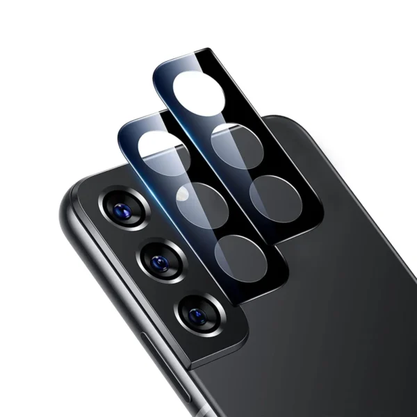 Compatible With Samsung Galaxy S22/S22 Plus (2022) Compatible Camera Lens Protector Ultra-Thin Scratch-Resistant Tempered Glass - Image 3