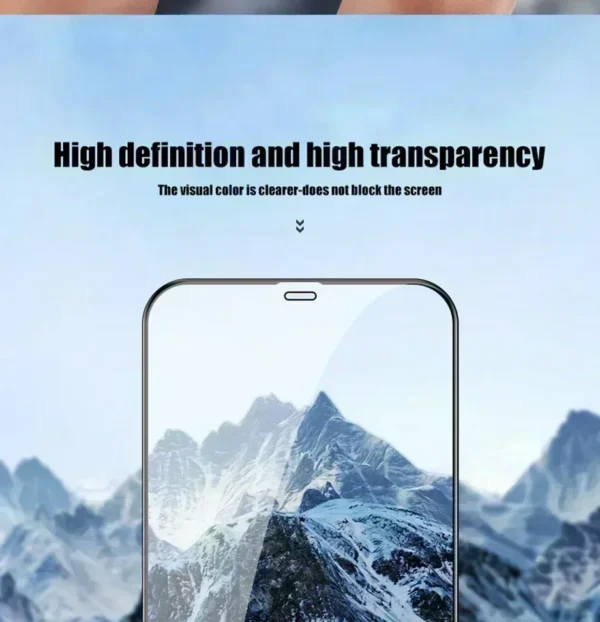 5Pcs Tempered Glass For iPhone 15 14 13 12 11 Pro XR X XS Max Screen Protector For iPhone 7 8 Plus Full Cover Protective Glass - Imagen 22