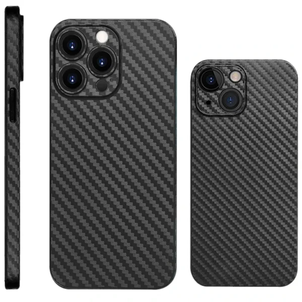 Authentic Carbon Fiber Case for iPhone SE 2022 13 12 11 Pro XS Max XR 7 8 Plus Matte Aramid Ultra Thin Slim Light Hard Cover - Image 6