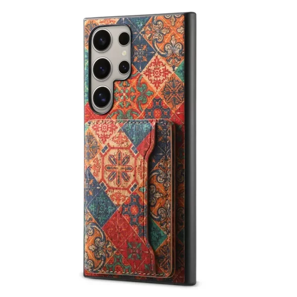 Flower Figure Leather Magnetic Wallet Phone Case For Samsung S24 Ultra S23 Plus A05S A15 A25 A35 A55 5G Card Holder Back Cover - Image 6
