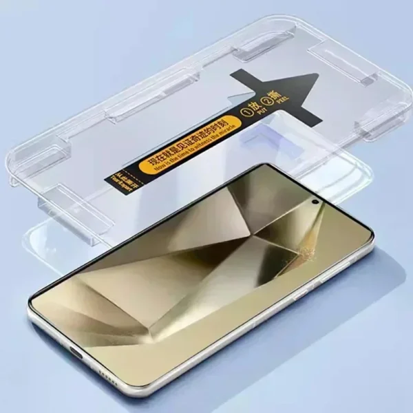 1-2PCS Dust Free Screen Protector For Samsung Galaxy S24 Ultra Tempered Glass Install Box for Samsung S24 Plus Full Cover Glass - Image 5