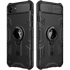 NILLKIN Slide Cover Funda para Apple iPhone SE 2022/2020 Funda de soporte de anillo para iPhone 7 8 de diseño Funda antichoque