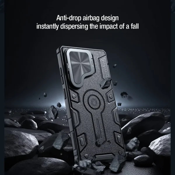 For Samsung Galaxy S25 Ultra Case NILLKIN CamShield Armor Prop Flip Lens Bracket Case with Kickstand for Samsung S25 Ultra Cover – Image 14