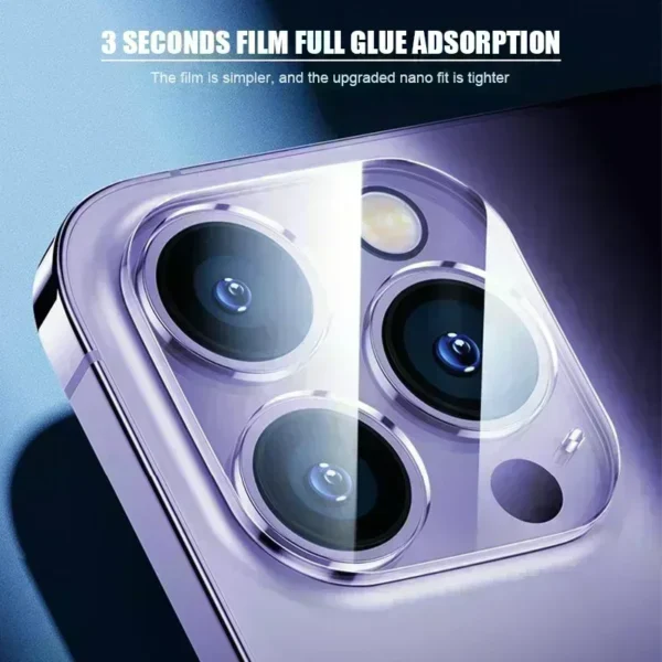 6IN1 Tempered Glass For iPhone 14 15 13 12 11 Pro Max SE 2020 Camera Screen Protector For iPhone 15 14 Plus 13 12 Mini Len glass - Image 5