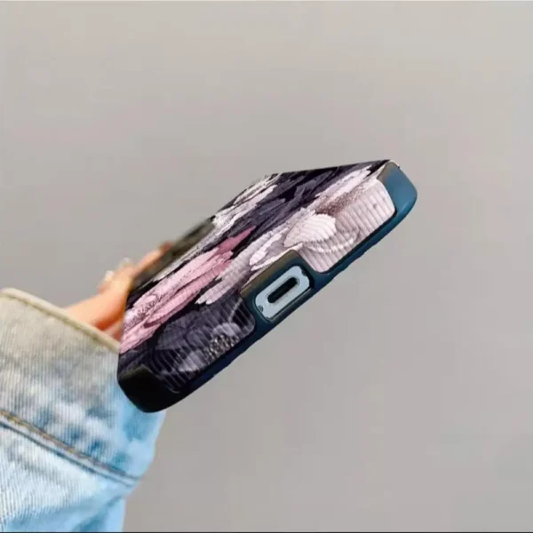Flower Pattern Phone Case, Cover for IPhone 16 Pro Max 15 Pro 14Plus 13 12 11 XR X/XS Smartphone Shockproof Anti-slip Soft TPU - Image 4