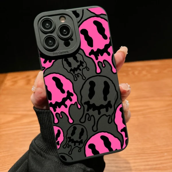 Creative Design Phone Case Protective Case, Anti-fall Phone Cover Compatible with IPhone 16 Pro Max 15 Pro 14Plus 13 12 11 X/XS - Image 3