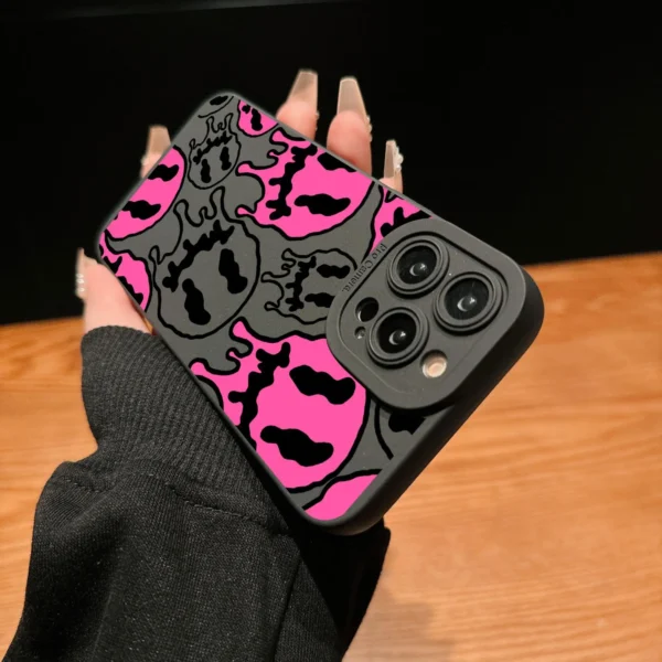 Creative Design Phone Case Protective Case, Anti-fall Phone Cover Compatible with IPhone 16 Pro Max 15 Pro 14Plus 13 12 11 X/XS - Image 4